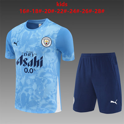 Kids Manchester City Training Tracksuits 25/26 Football Kit Soccer Jersey