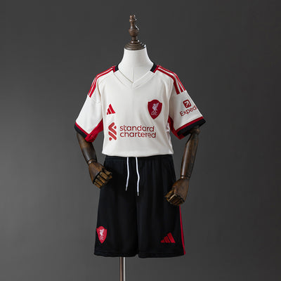 Kids Liverpool Jersey 25/26 Away Football Kit