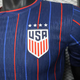 Player Version USA Jersey 2025 Away Football Kit Soccer Jersey