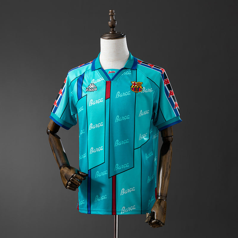 Barcelona Jersey 1995-97 Away Retro Kit