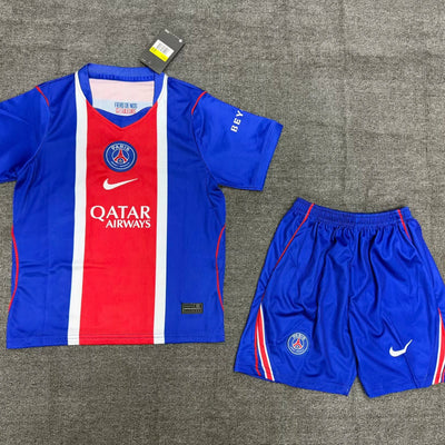 Kids PSG Home Jersey 2026-2027 Football Kit Soccer Shirt