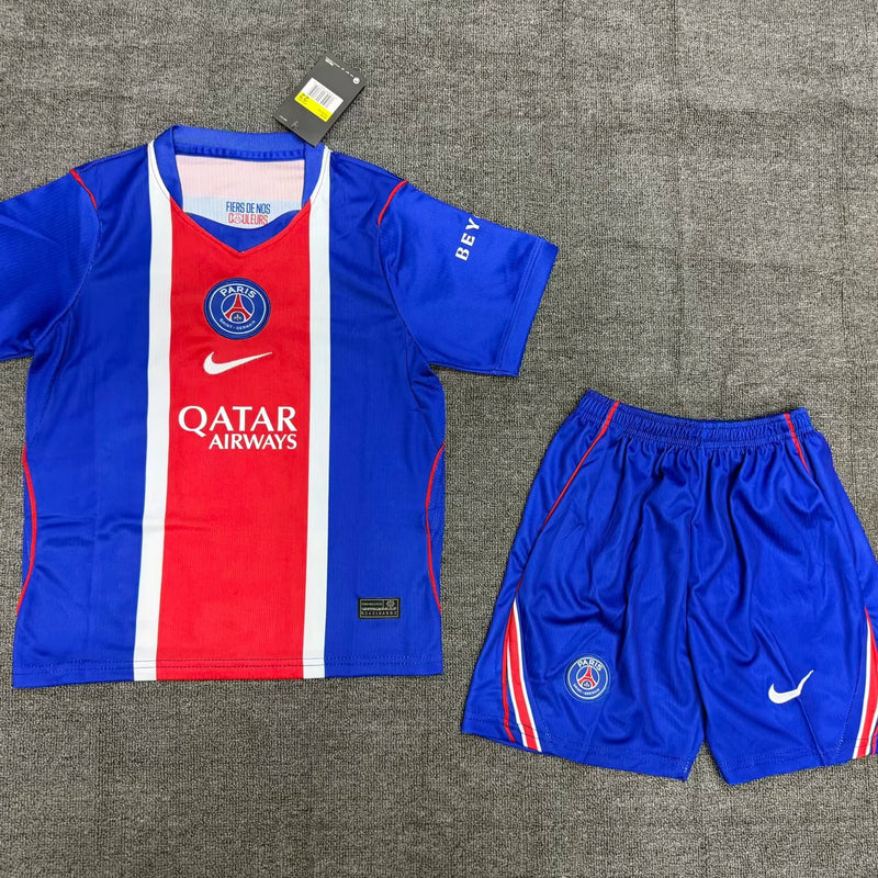 Kids PSG Home Jersey 2026-2027 Football Kit Soccer Shirt