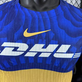 Player Version Pumas UNAM Jersey 25-26 Away Football Kit Blue Soccer Jersey