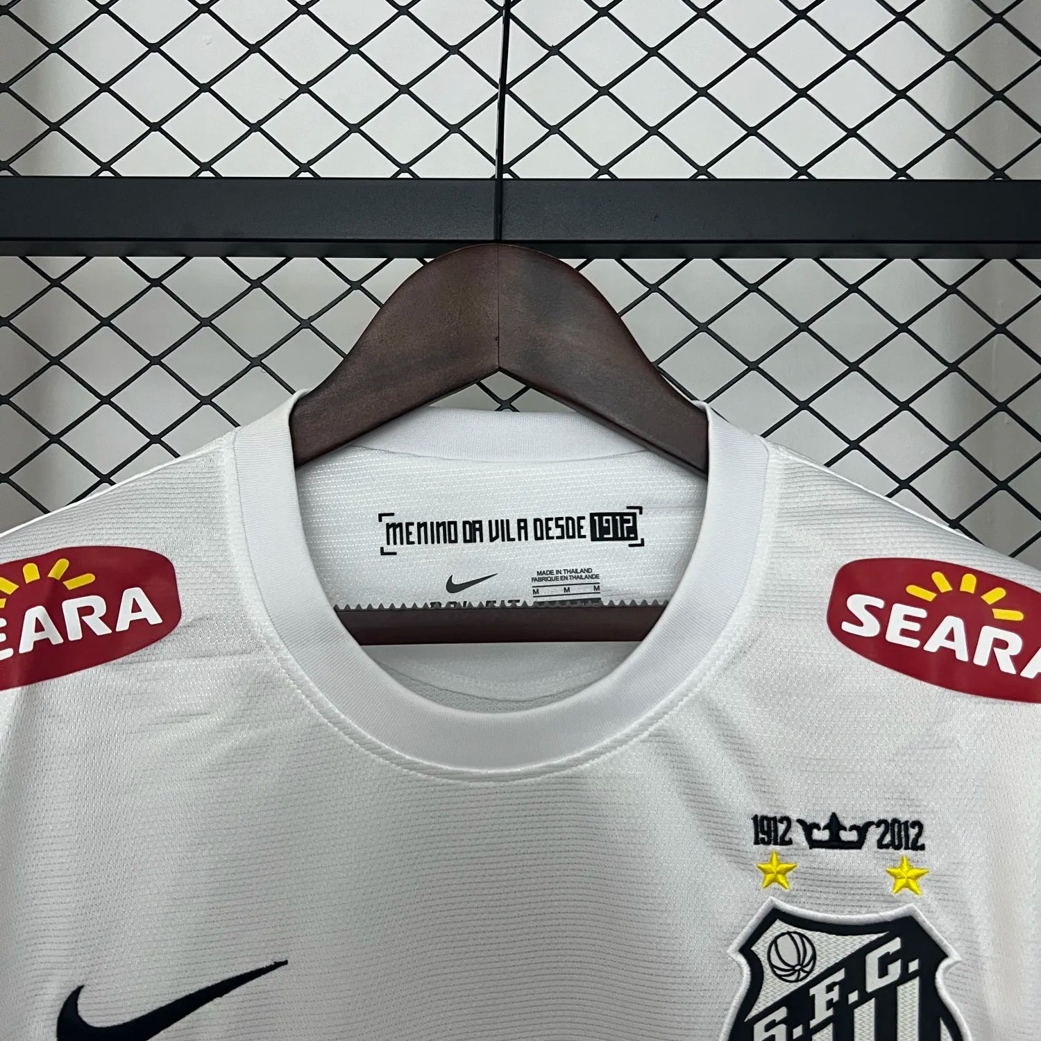 Retro Santos Jersey 12/13 Home Long Sleeves Football Kit Soccer Shirt