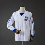 Retro France Away Jersey 1980-1982 Long Sleeves Football Kit Soccer Shirt