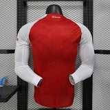 Player Version Arsenal Jersey 25/26 Home Long Sleeves Football Kit Soccer Jersey - PalmSportss