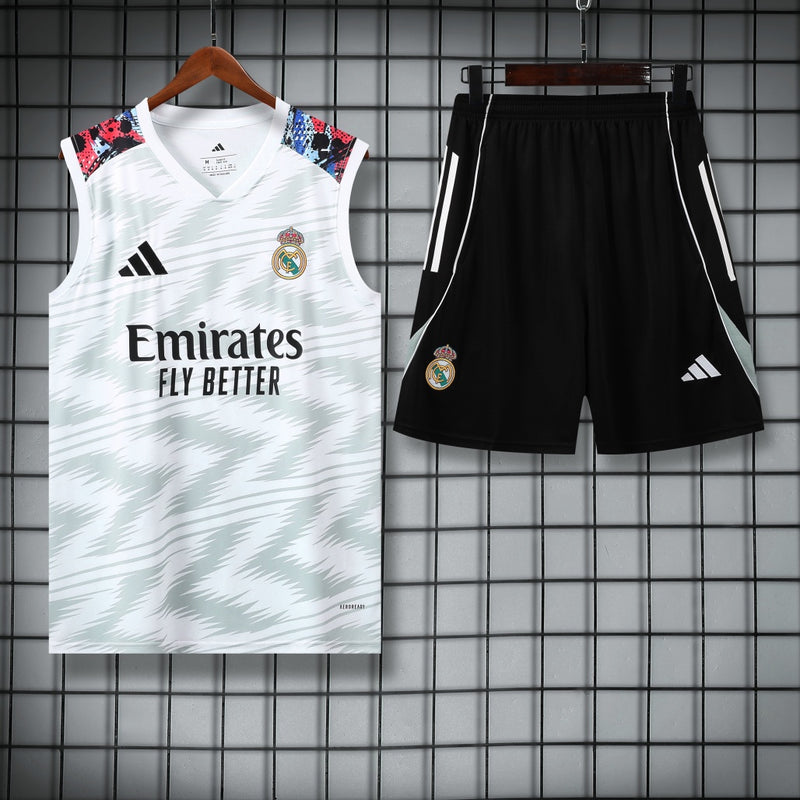 Real Madrid Vest Set Training Tracksuits 25/26 Football Kit Soccer Jersey