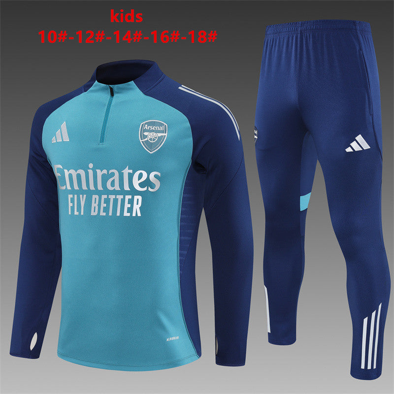 Kids Arsenal Training Tracksuits 25/26 Football Kit Soccer Jersey