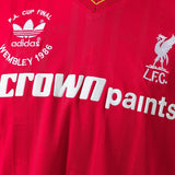Liverpool Jersey 1986-87 Home Retro Football Kit Long Sleeves