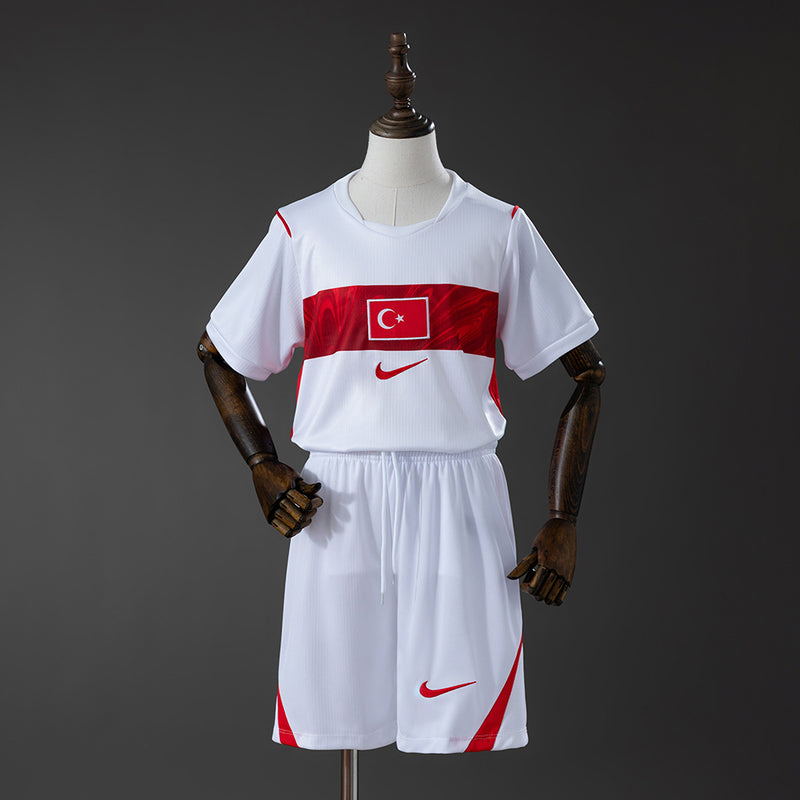 Kids Turkey Home Jersey 2026 World Cup Football Kit Soccer Shirt