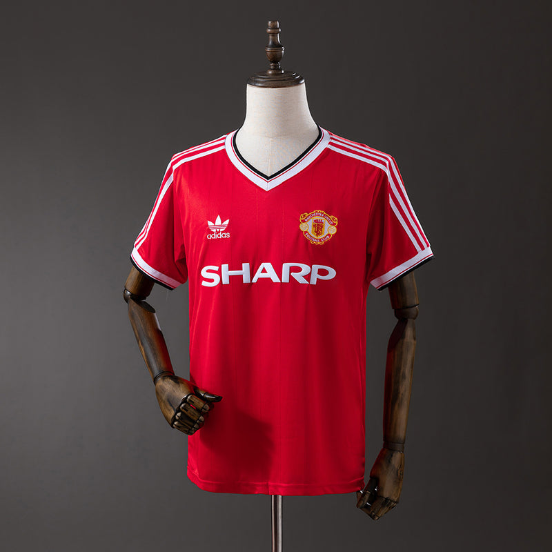 Manchester United Jersey1983-84 Home Retro Football Kit