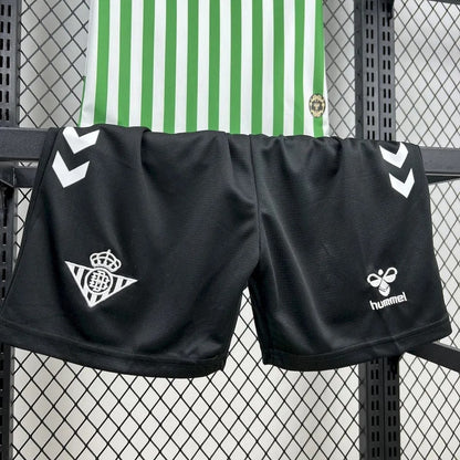 Kids Real Betis Jersey 25/26 League Final Special Football Kit Soccer Jersey