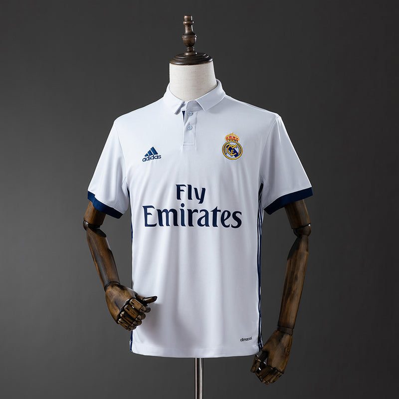 Real Madrid Jersey 2016/17 Home Retro Football Kit
