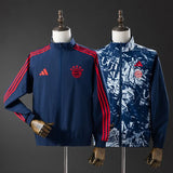 Bayern Munich Windbreaker 2025/26 Reversible Football Kit - PalmSportss