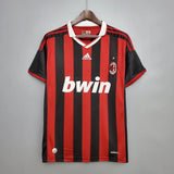 AC Milan Retro Jersey 2009/10 Home Football Jersey Soccer Shirt - PalmSportss