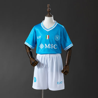 Kids SSC Napoli Jersey 25/26 Home Football Kit
