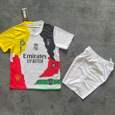 Kids Ronaldo Jersey 25/26 All Team Football Kit