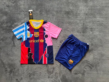 Kids Messi Jersey All Club Team 25/26 Football Kit Soccer Jersey - PalmSportss