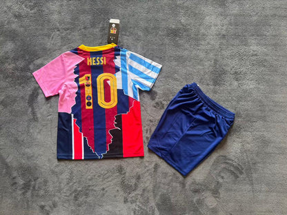 Kids Messi Jersey All Club Team 25/26 Football Kit Soccer Jersey - PalmSportss
