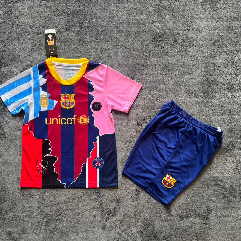 Kids Messi Jersey All Club Team 25/26 Football Kit Soccer Jersey