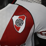 Player Version River Plate Jersey 25/26 Home Football Kit Soccer Jersey - PalmSportss