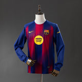 Barcelona Jersey 25/26 Home Football Kit Long Sleeves