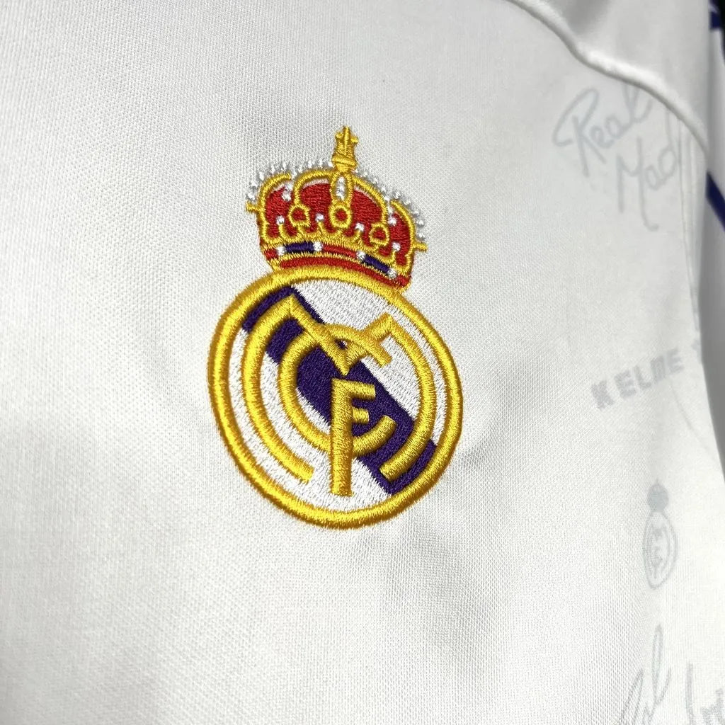 Retro Real Madrid Home Kit 1994/96 Long Sleeves Football Jersey