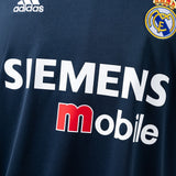 Real Madrid Jersey 2003-04 Away Retro Football Kit