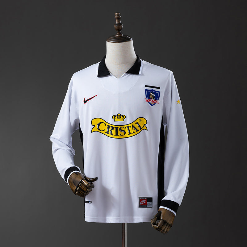 Colo Colo Jersey 1997-98 Home Retro Football Kit Long Sleeves