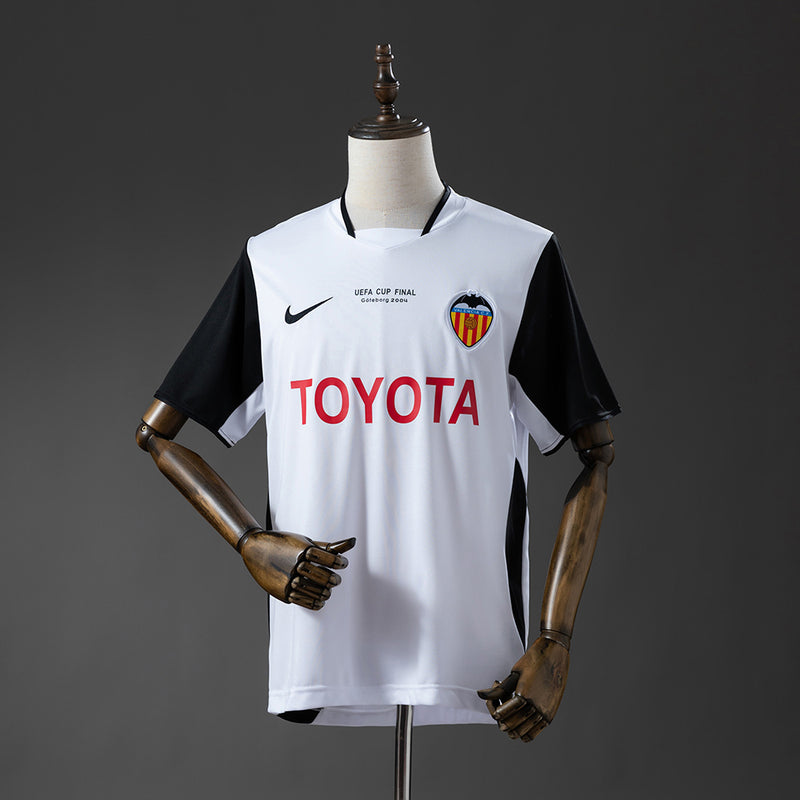 Valencia Jersey 2003-04 Home Retro Football Kit