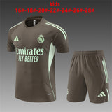 Kids Real Madrid Training Tracksuits 25/26 Football Kit Soccer Jersey