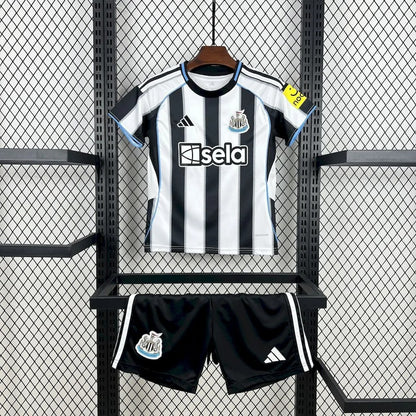 Kids Newcastle United Jersey 25/26 Home Football Kit Soccer Jersey