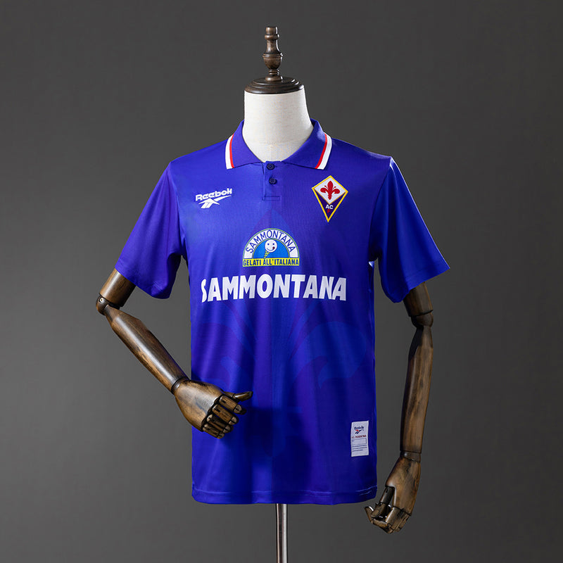 Fiorentina Jersey 1997-98 Home Retro Football Kit