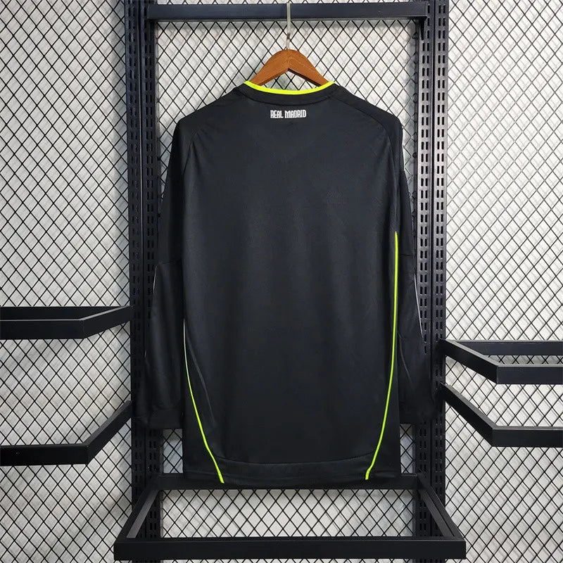 Long Sleeves Away Real Madrid Jersey 10/11 Retro Football Kits