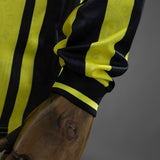 Dortmund Home Jersey 1996-97 Retro Football Kit Long Sleeves