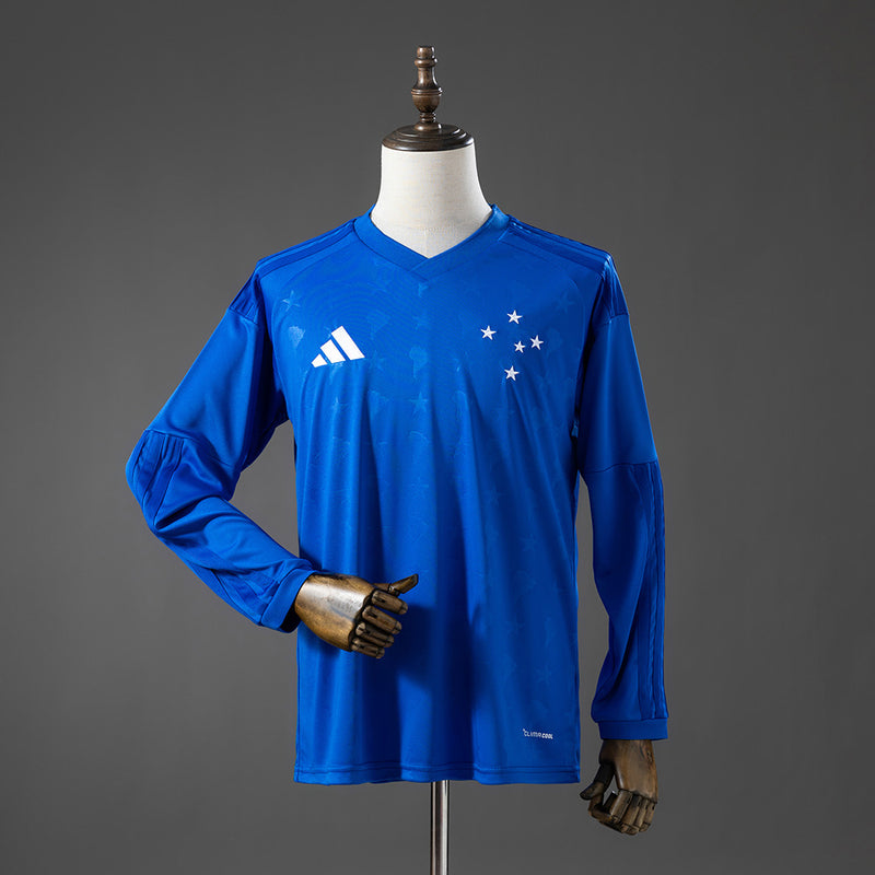 Cruzeiro Home Jersey 2026-2027 Long Sleeves Football Kit Soccer Shirt