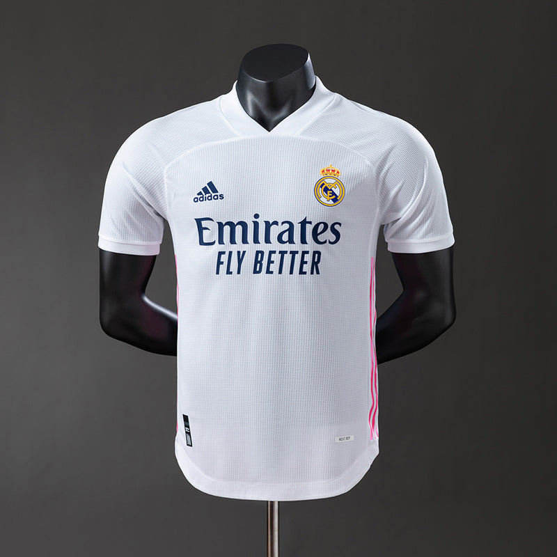 Real Madrid Jersey 2020-21 Home Retro Football Kit Player Version
