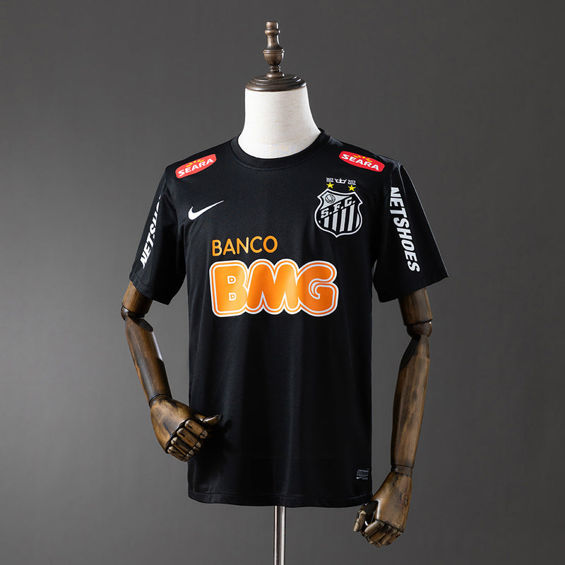 Santos Jersey 2012/13 Black Retro Football Kit