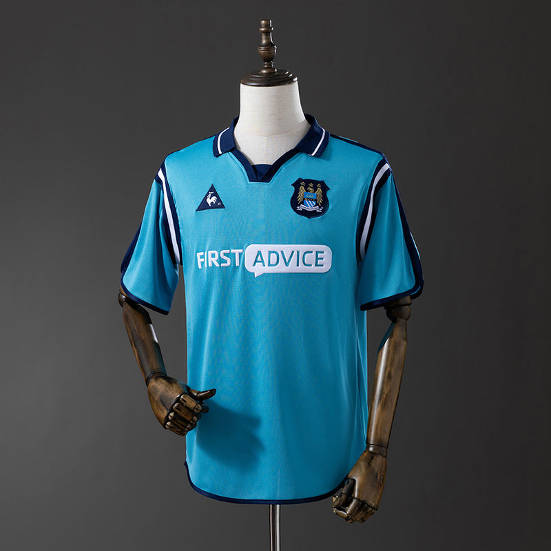 Manchester City Jersey 2001-03 Home Retro Football Kit