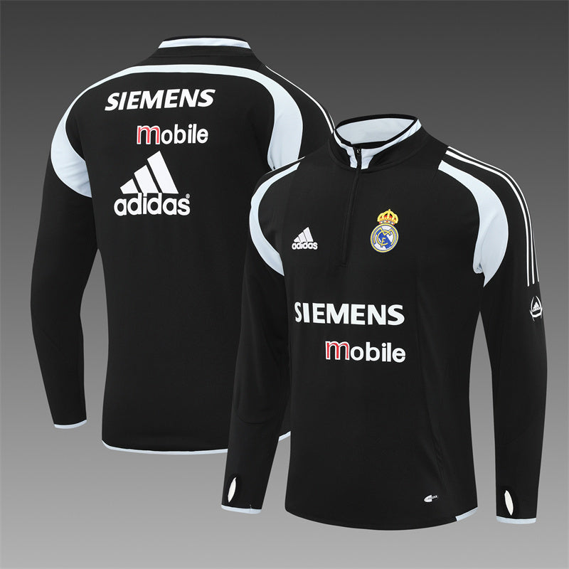 Retro Real Madrid Training Tracksuits 2004-05 Football Kit Soccer Jersey