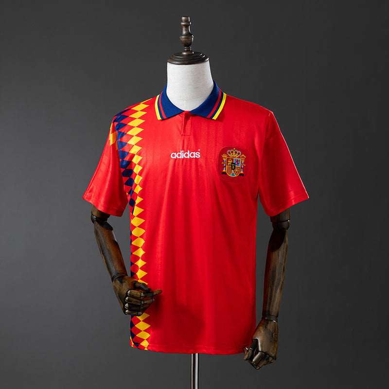 Spain Jersey 1994 Home Retro Football Kit