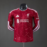 Player Version Liverpool Home Jersey 2026-2027 Long Sleeves Football Kit Soccer Shirt PalmSportss