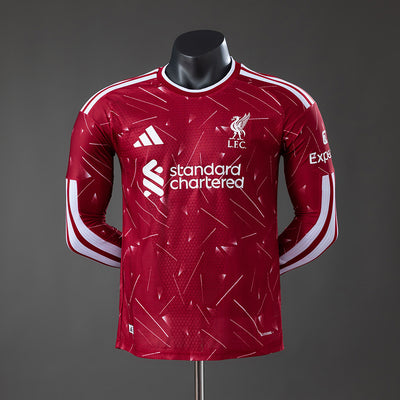 Player Version Liverpool Home Jersey 2026-2027 Long Sleeves Football Kit Soccer Shirt
