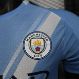 Player Version Manchester City Home Jersey 25/26 Football Kit Soccer Jersey - PalmSportss