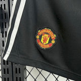 Man United Shorts 25/26 Home Black Football Kit Soccer Shorts