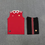 Man United Vest Set Training Tracksuits 25/26 Football Kit Soccer Jersey