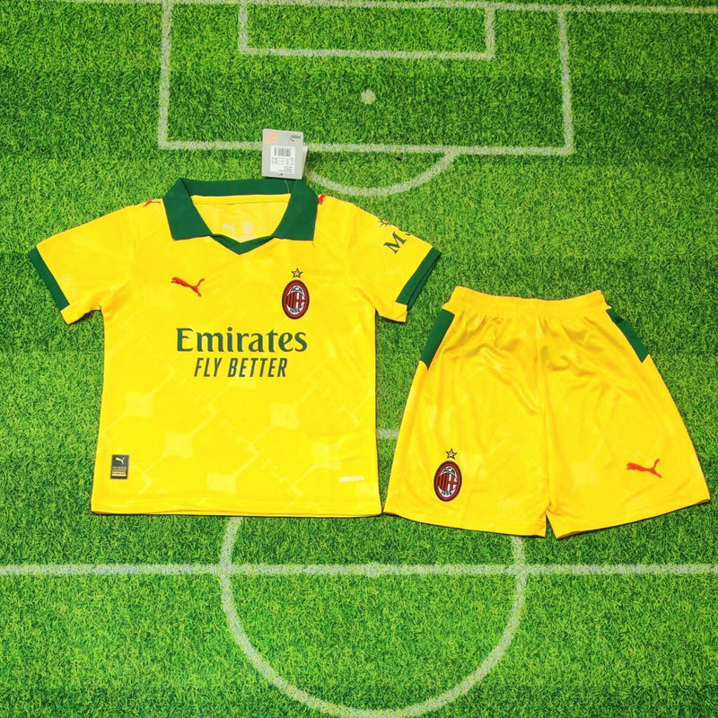 Kids AC Milan Jersey 25/26 Third Football Kit Soccer Jersey