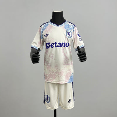 Kids Aston Villa Jersey 25/26 Third Football Kit Soccer Jersey