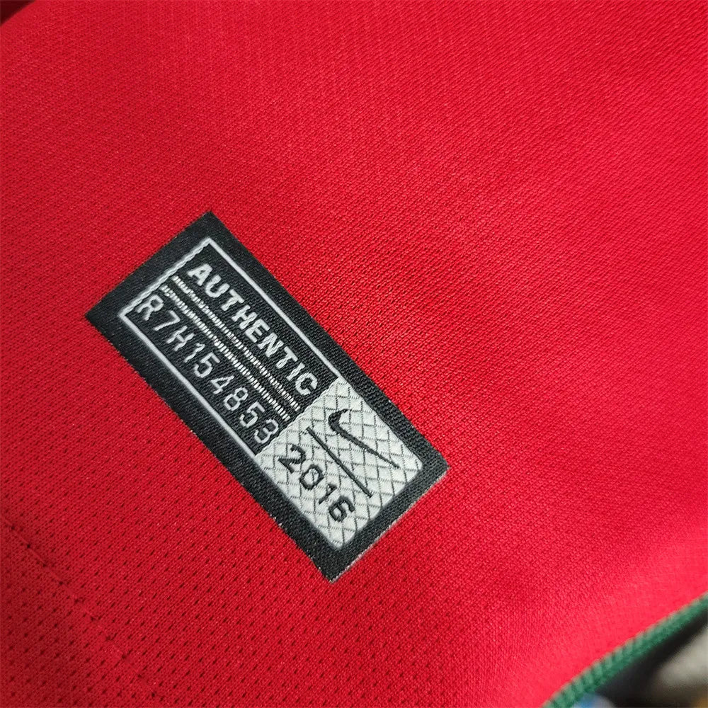 Portugal Jersey Home kit 16-17 Retro Long Sleeves