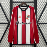 Retro River Plate Jersey 2003-04 Away Long Sleeves Football Kit Soccer Jersey